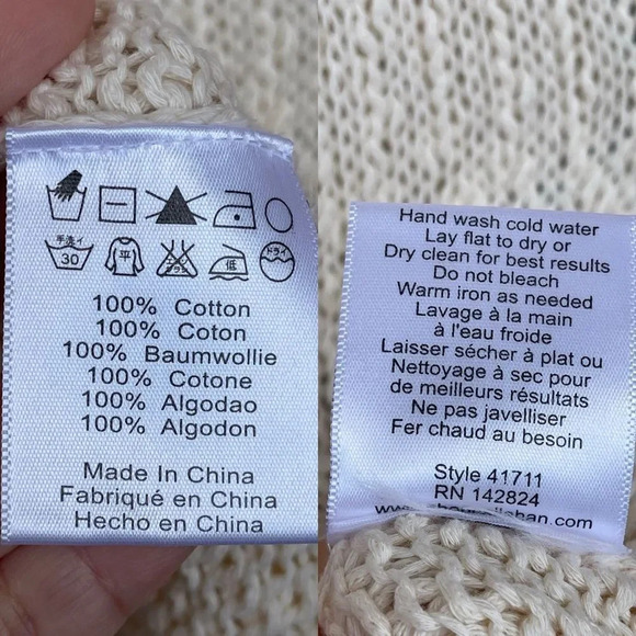 Callahan Fringe Isla Cream Column Dress size small - Picture 13 of 13